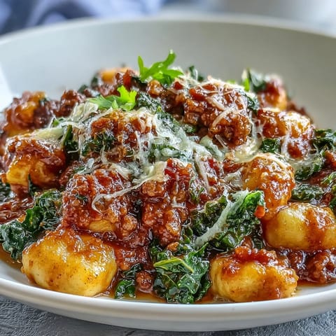 Sausage Gnocchi with Kale