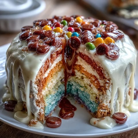 Cinco de Mayo Piñata Cake