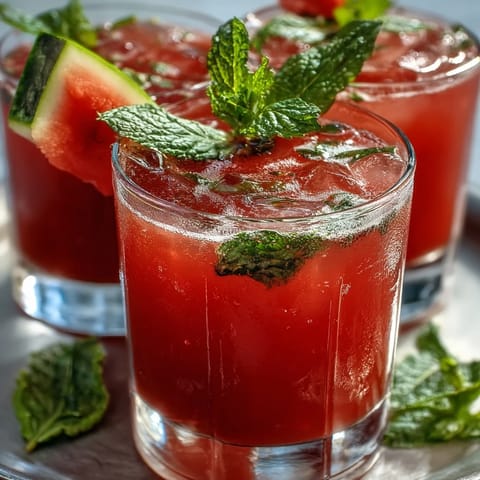 Watermelon Mint Lemonade Summer