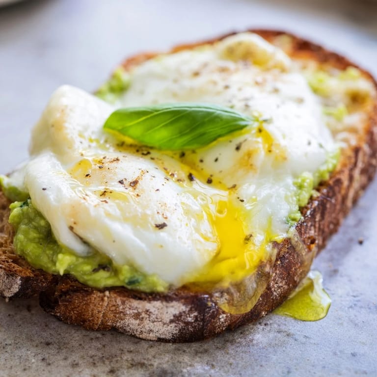 This vegetarian avocado mozzarella tartine makes a bright, quick lunch with a satisfying crunch and creamy, cheesy pull.  