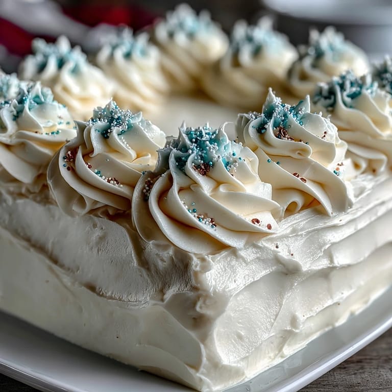 Celebrate your graduate with this moist vanilla sheet cake, topped with creamy buttercream.